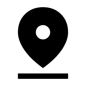 Pin Drop Fill Icon from Sharp Fill - Material Symbols Set