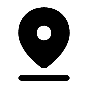 Pin Drop Fill Icon from Rounded Fill - Material Symbols Set