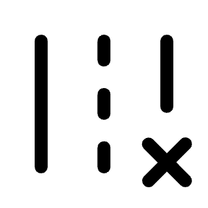 Remove Road Icon from Rounded Line - Material Symbols Set