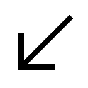 South West Fill Icon from Outlined Fill - Material Symbols Set