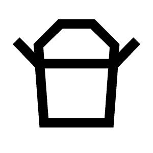 Takeout Dining Icon from Outlined Line - Material Symbols Set