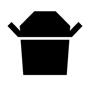Takeout Dining Fill Icon from Outlined Fill - Material Symbols Set