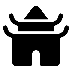 Temple Buddhist Fill Icon from Rounded Fill - Material Symbols Set