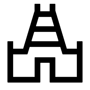 Temple Hindu Icon from Outlined Line - Material Symbols Set