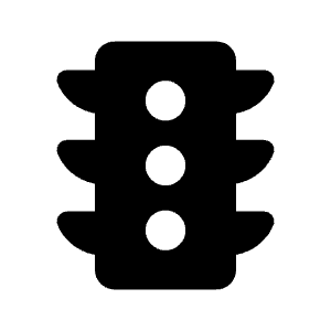 Traffic Fill Icon from Rounded Fill - Material Symbols Set