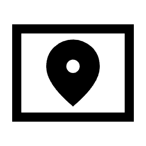 Universal Local Icon from Sharp Line - Material Symbols Set
