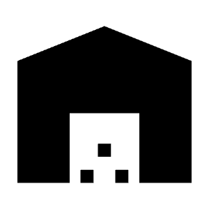 Warehouse Fill Icon from Outlined Fill - Material Symbols Set