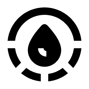 Water Drop Circle Fill Icon from Outlined Fill - Material Pro Free Set