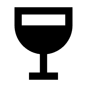 Wine Bar Fill Icon from Sharp Fill - Streamline Material Free Set