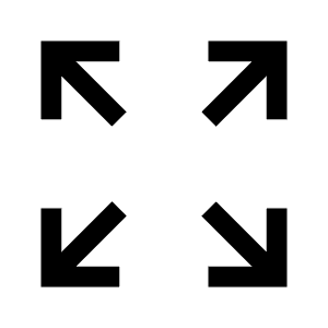 Zoom Out Map Icon from Outlined Line - Material Symbols Set