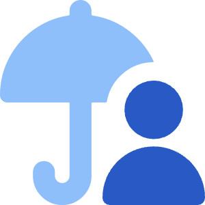 Life Insurance Security Umbrella Icon from Core Flat Set