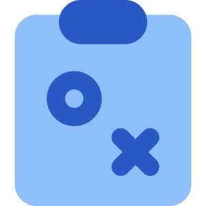 Strategy Tasks Icon from Core Flat Set