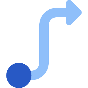 Workflow Project Arrow Icon from Core Flat Set