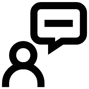 Conversation Icon from Atlas Line Set