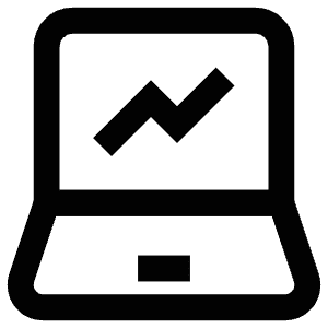 Line Laptop Icon from Atlas Line Set