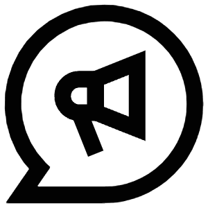 Megaphone Message Icon from Atlas Line Set
