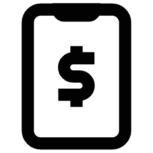 Mobile Money Icon from Atlas Line Set