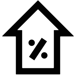 Percent Arrow Up Icon from Atlas Line Set