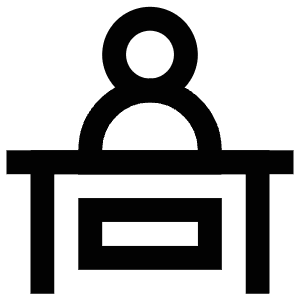 Service Desk Icon from Atlas Line Set