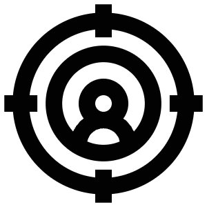 Target User Icon from Atlas Line Set