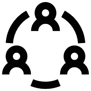 Team Group Icon from Atlas Line Set