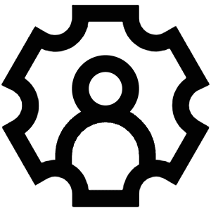 User Gear Icon from Atlas Line Set