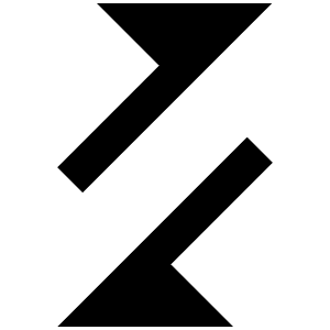 Triangle Arrow Transfer Diagonal 1 Fill Icon from Outlined Fill - Material Pro Set
