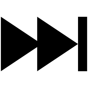 Fast Forward Alt Fill Icon from Outlined Fill - Material Pro Set