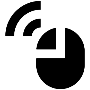 Left Click Mouse Fill Icon from Outlined Fill - Material Pro Set