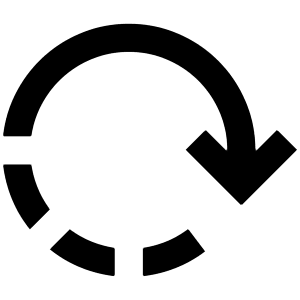 Rotate Right 3 Fill Icon from Outlined Fill - Material Pro Set