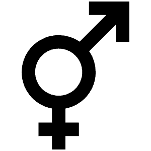 Intersexual Fill Icon from Outlined Fill - Material Pro Set