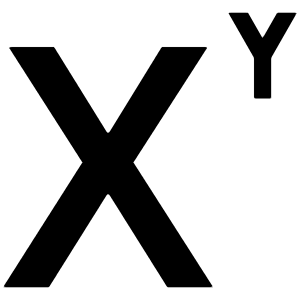 Exponent Base Fill Icon from Outlined Fill - Material Pro Set
