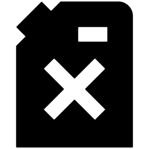 Gasoline Fill Icon from Outlined Fill - Material Pro Set