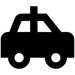 Taxi Fill Icon from Outlined Fill - Material Pro Set