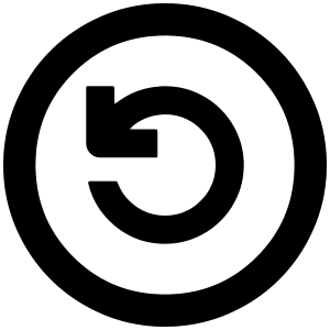 Arrow Rotate Left Circle Icon from Outlined Line - Material Pro Set