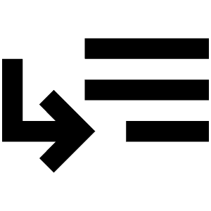 Move To Bottom Icon from Outlined Line - Material Pro Set