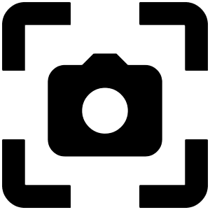 Screenshot Camera Icon from Outlined Line - Material Pro Set