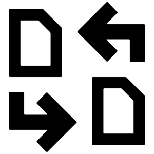 File Convert Icon from Outlined Line - Material Pro Set