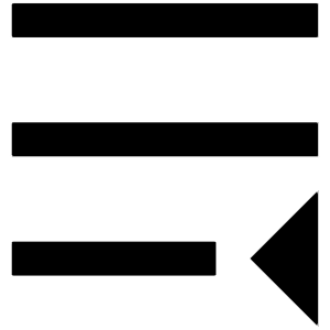 Indent Last Line Icon from Outlined Line - Material Pro Set