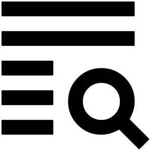 Text Search Icon from Outlined Line - Material Pro Set
