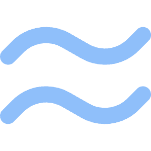 Approximately Equal To Symbol Icon from Core Flat Set