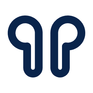Airpods Line Icon from Mingcute Line Set