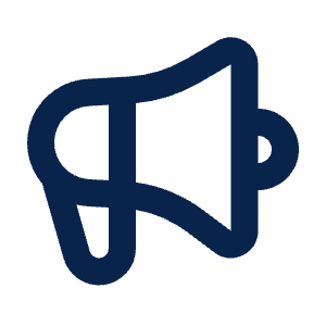 Announcement Line Icon from Mingcute Line Set