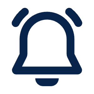 Bell Ringing Line Icon from Mingcute Line Set