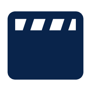 Clapperboard Fill Icon from Mingcute Fill Set