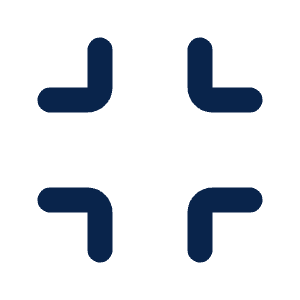 Fullscreen Exit Line Icon from Mingcute Line Set
