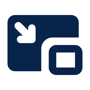 Miniplayer Fill Icon from Mingcute Fill Set