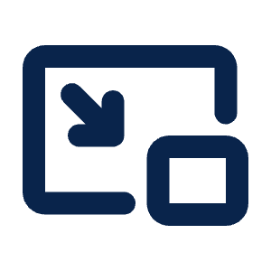 Miniplayer Line Icon from Mingcute Line Set