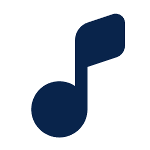 Music 2 Fill Icon from Mingcute Fill Set