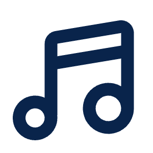 Music Line Icon from Mingcute Line Set